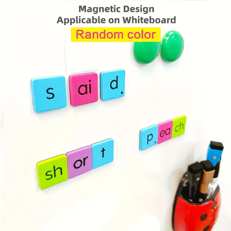 100pcs Educational Magnetic Letters & Words Set