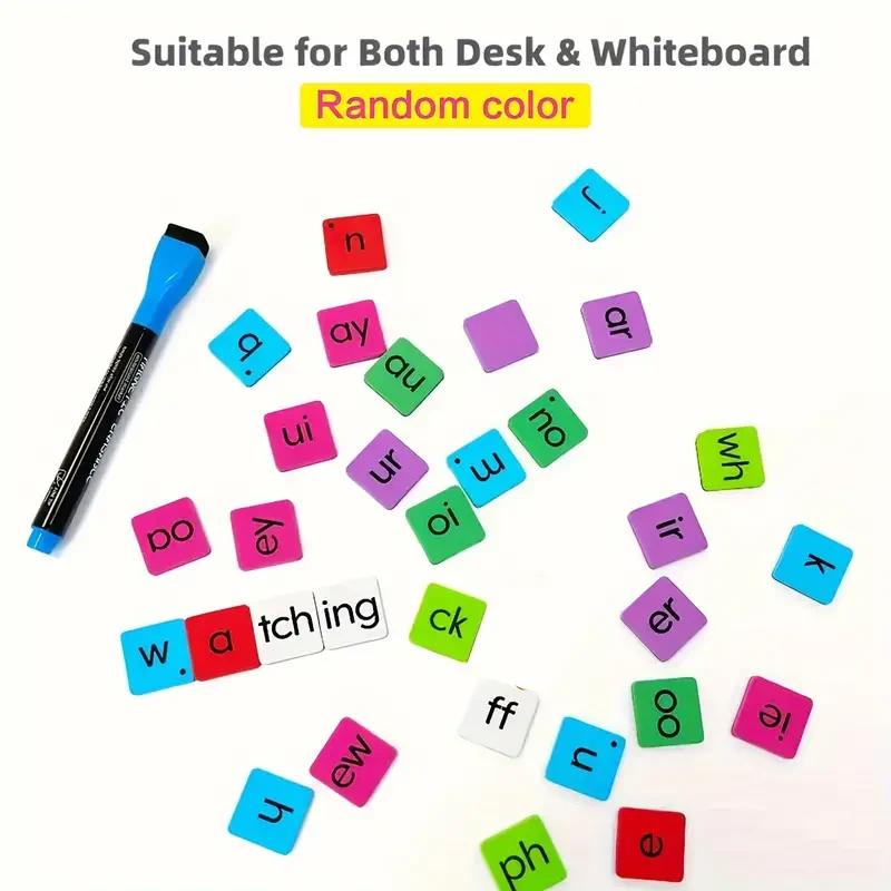 100pcs Educational Magnetic Letters & Words Set