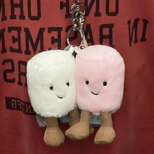 Pairs Of Cotton Candy Pendant Keychain