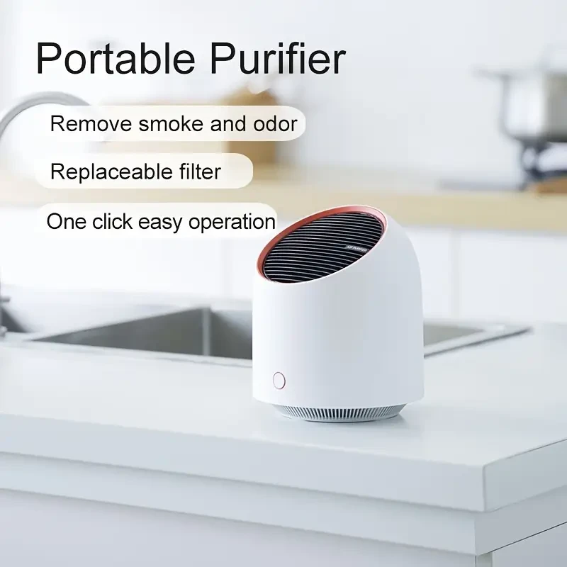 Compact HEPA Air Purifier -Ultra-Quiet Sleep Mode