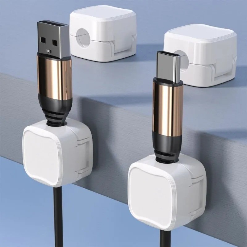 Magnetic Cable Clip & Adjustable Cord Holder