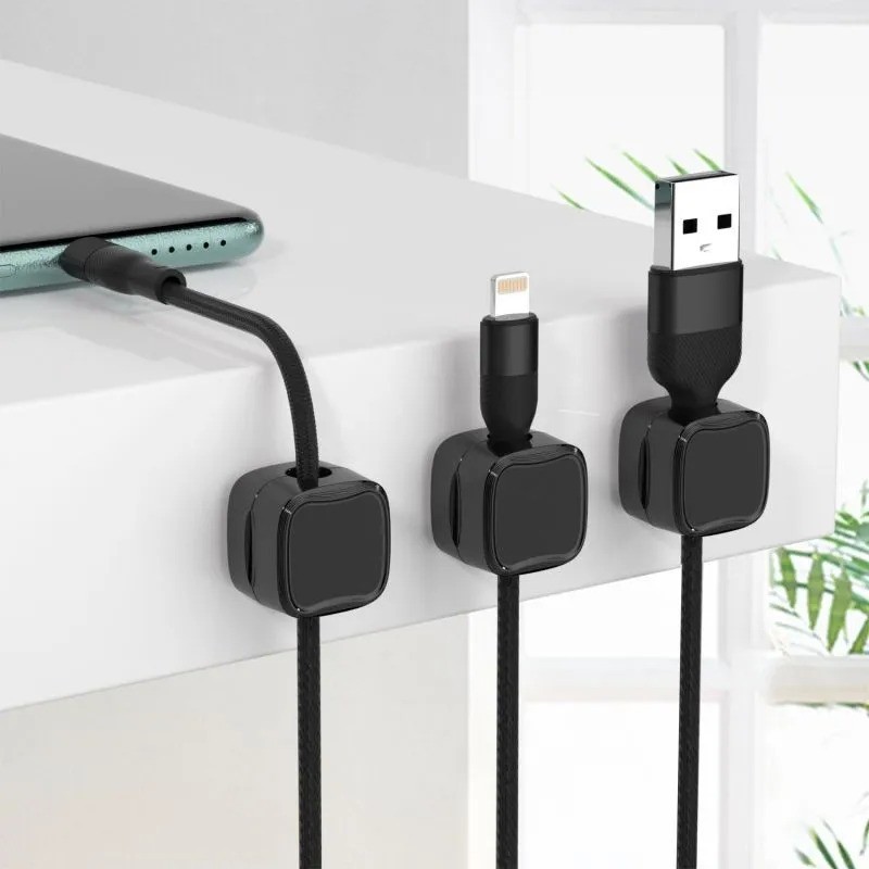 Magnetic Cable Clip & Adjustable Cord Holder