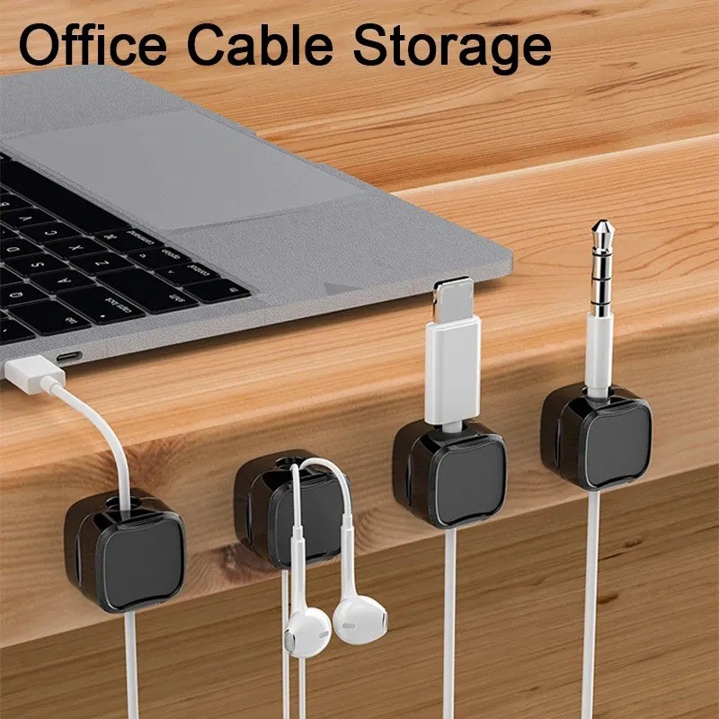 Magnetic Cable Clip & Adjustable Cord Holder