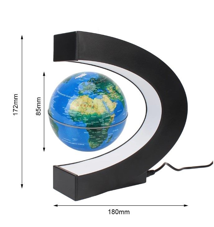 Magnetic Levitation Globe with LED Light