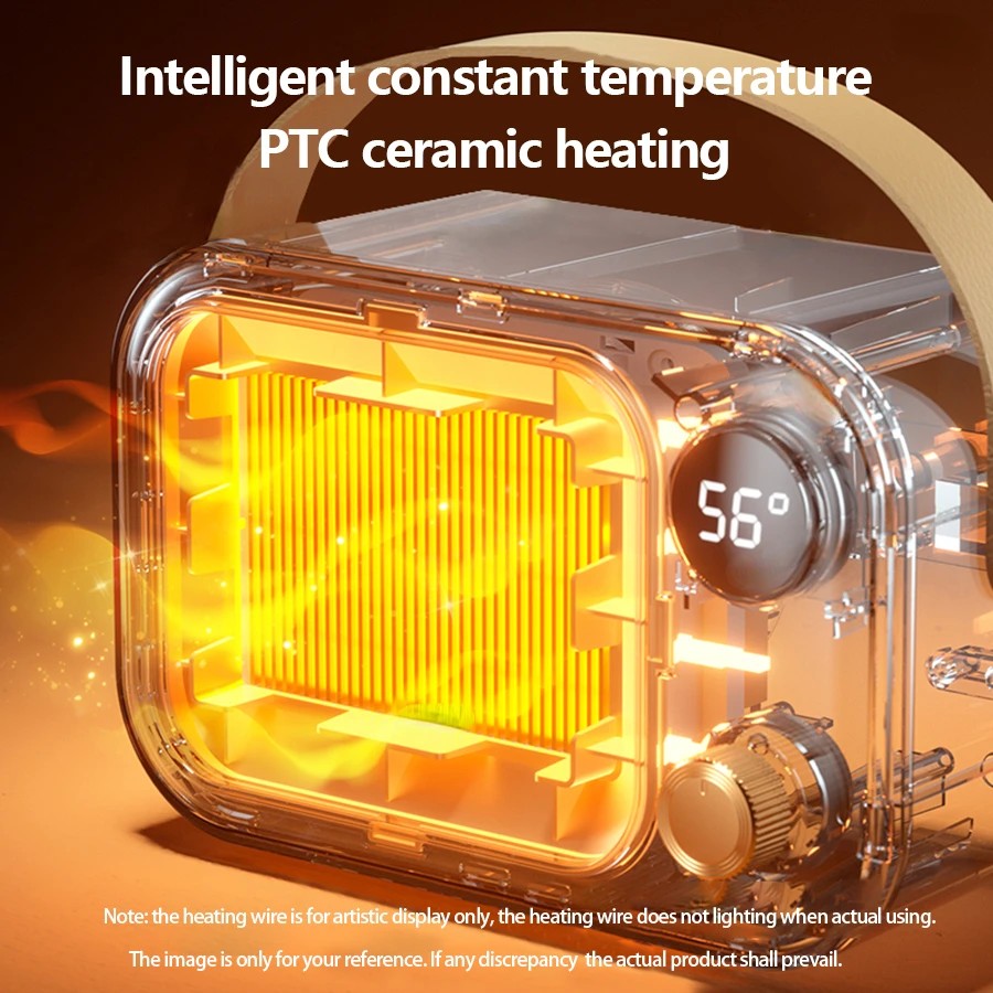 New 1200W Portable Electric Heater Space Heater with LED Display