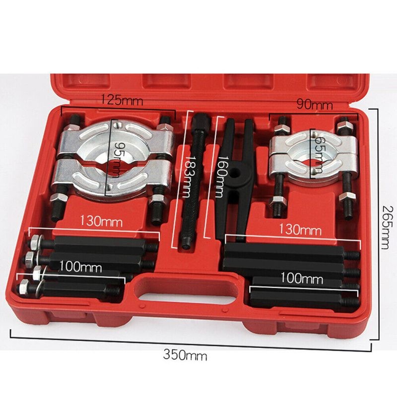 Bearing Separator Puller 12pcs Splitters Remove Bearings Kit