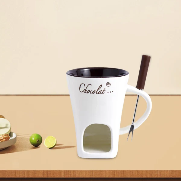 Multi-Functional Ceramic Fondue Mug