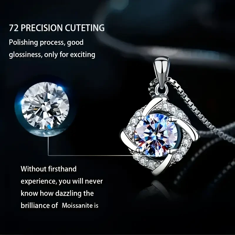 Moisanshi Windmill Pendant Necklace