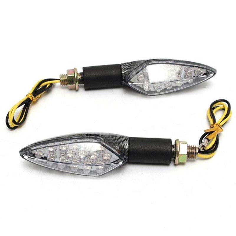Motorcycle Turn Signal Lights Indicators Blinker Flashlights