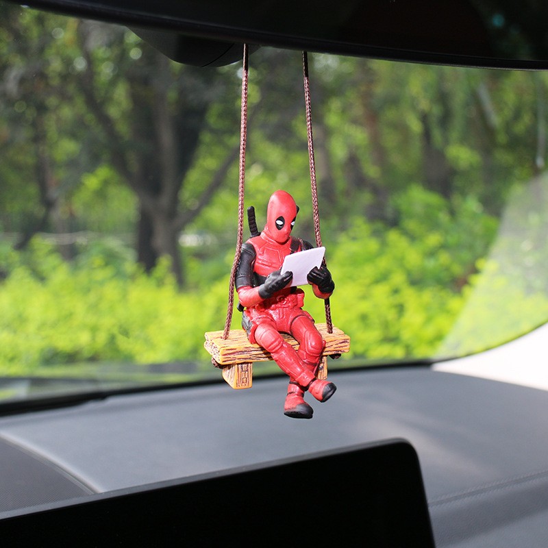 Deadpool 2 Action Figure Marvel X-Men Swing Posture Anime Doll Car Charm