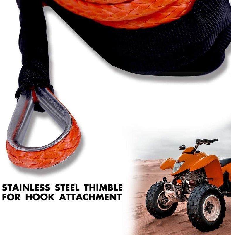 Winch Rope Red 6mm x 15m