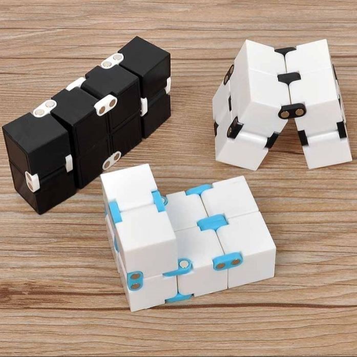 Infinity Cube, Decompression Stress Reducer Perfect Toys Infinity Turn Spin Cube
