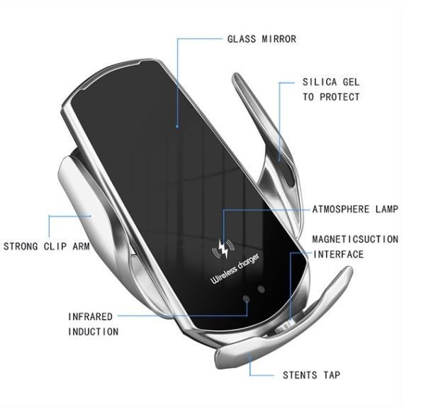 Car Wireless Charger,15W Fast Charging