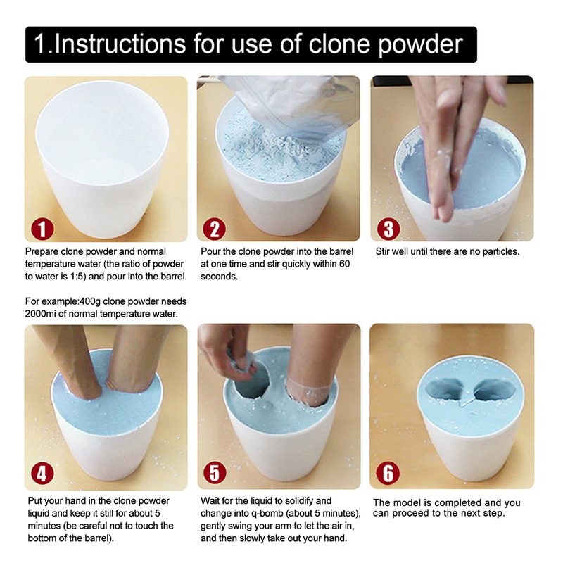 3D Hand Casting Molding Kit