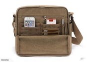 Mens Multi Function Shoulder Bag -Brown
