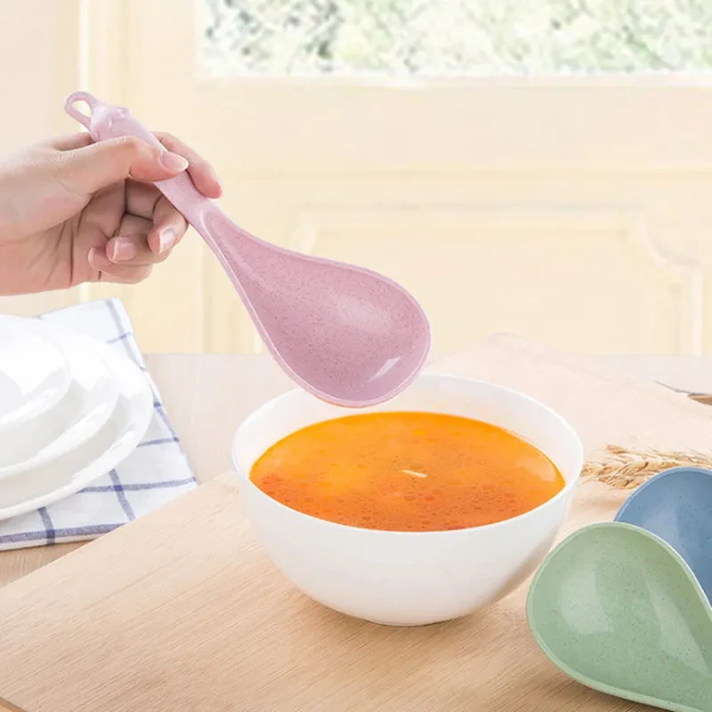Thickened Large Long Handle Soup Spoon