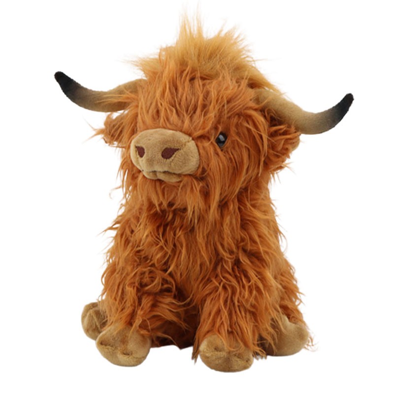 Scottish Highland Cow Cattle Stuffed Animal
