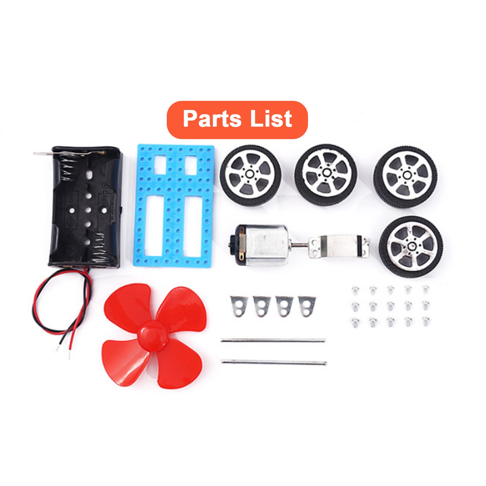 DIY Wind Power Car Assemble Science Model Kit  Educational STEM Toy