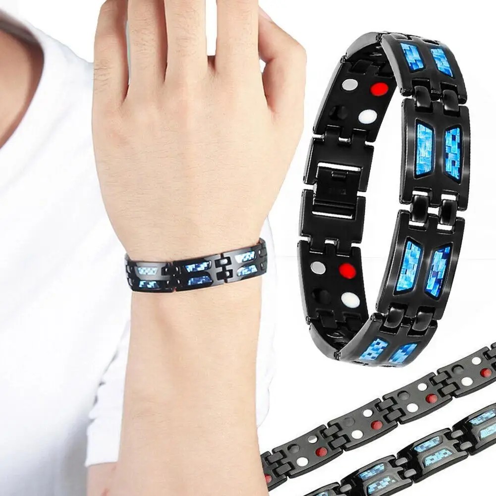 Titanium Magnetic Luxury Slimming Bracelet - Therapy Healthcare Jewelry for Men