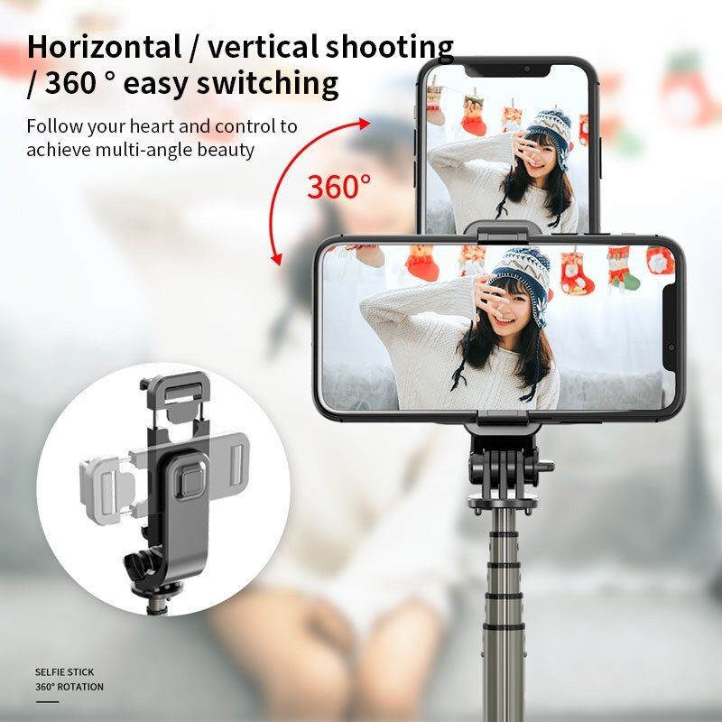 L03 Selfie Stick Wireless Bluetooth Selfie Tripod, Foldable