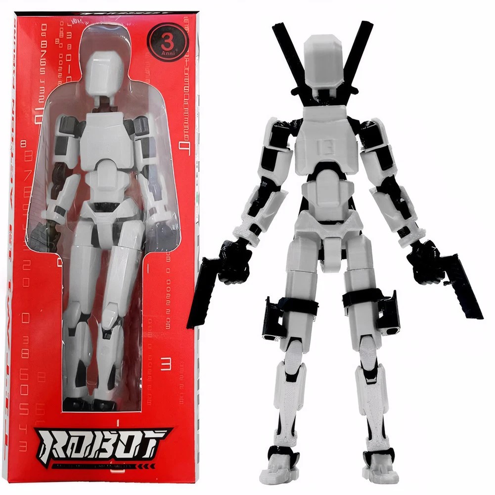 3D Printed Multi-Jointed Movable Lucky 13 Action Figure