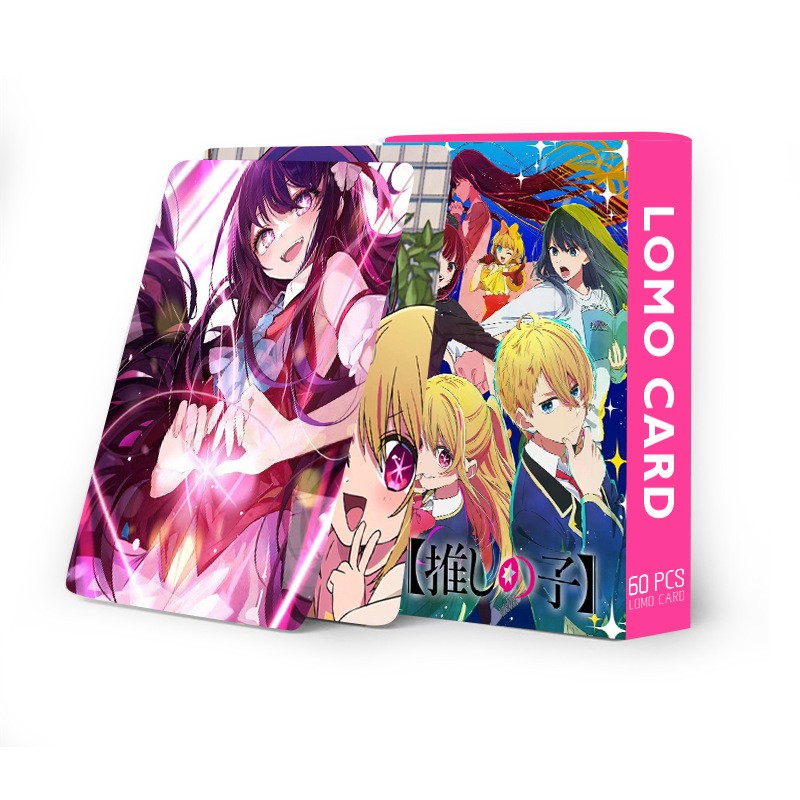 60PCS/Set Anime Oshi No Ko Lomo Cards  HD Printed Photo Cards for Fans