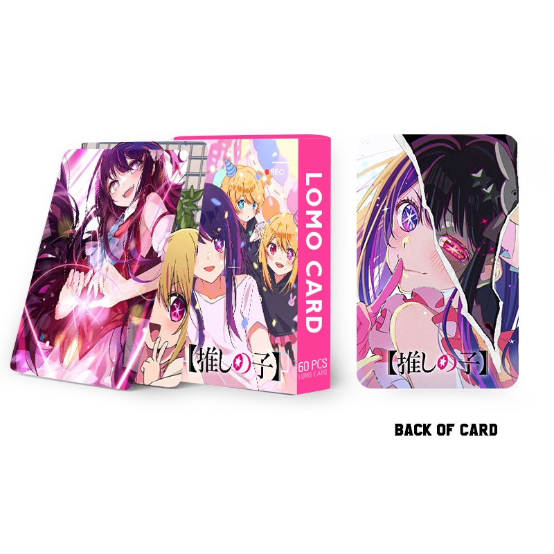 60PCS/Set Anime Oshi No Ko Lomo Cards  HD Printed Photo Cards for Fans
