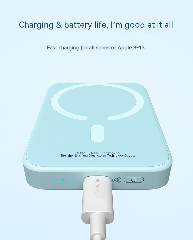 Magsafe20W Fast Charging Magnetic Wireless Power Bank