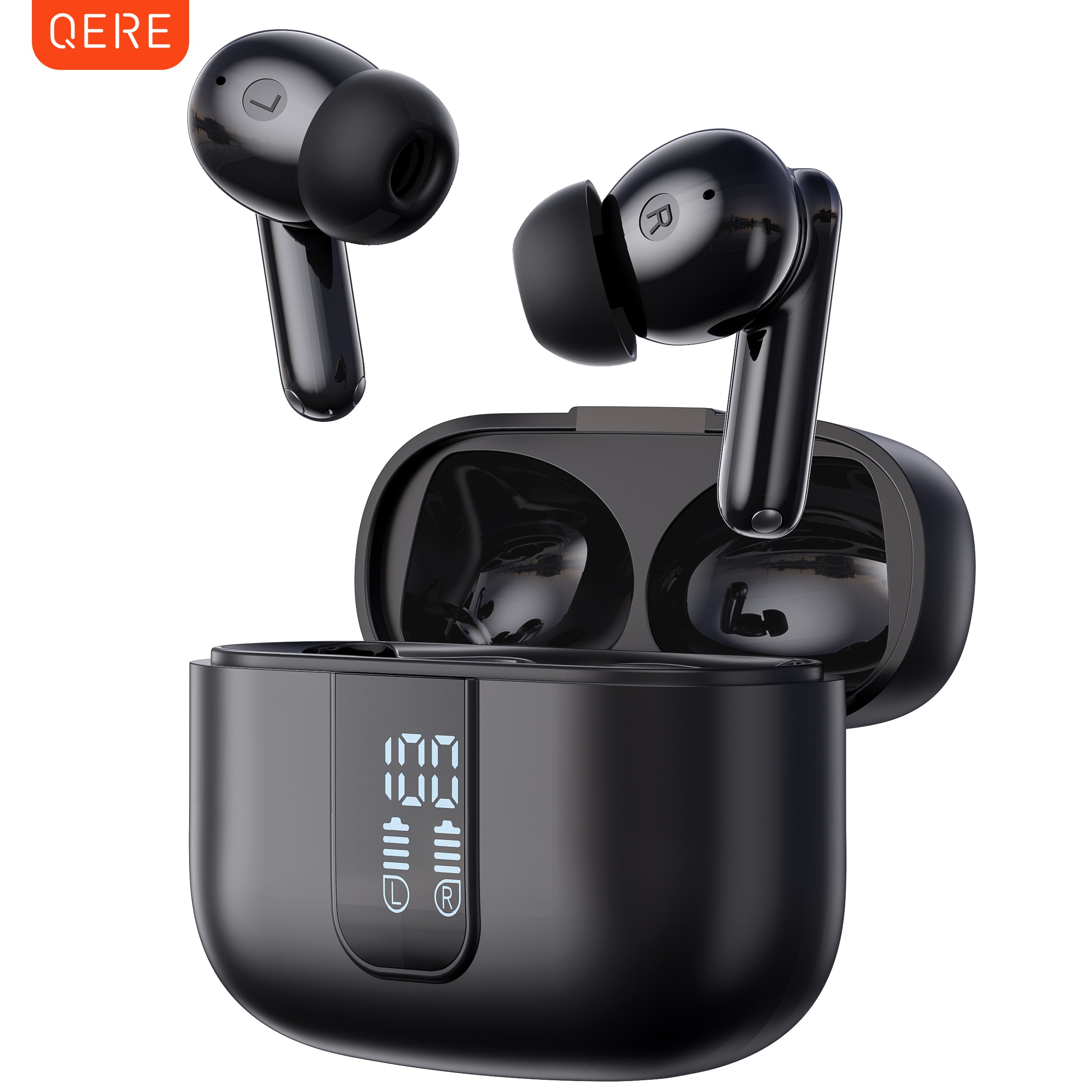 QERE E50 Wireless Headphones - TWS Bluetooth 5.3 Earphones