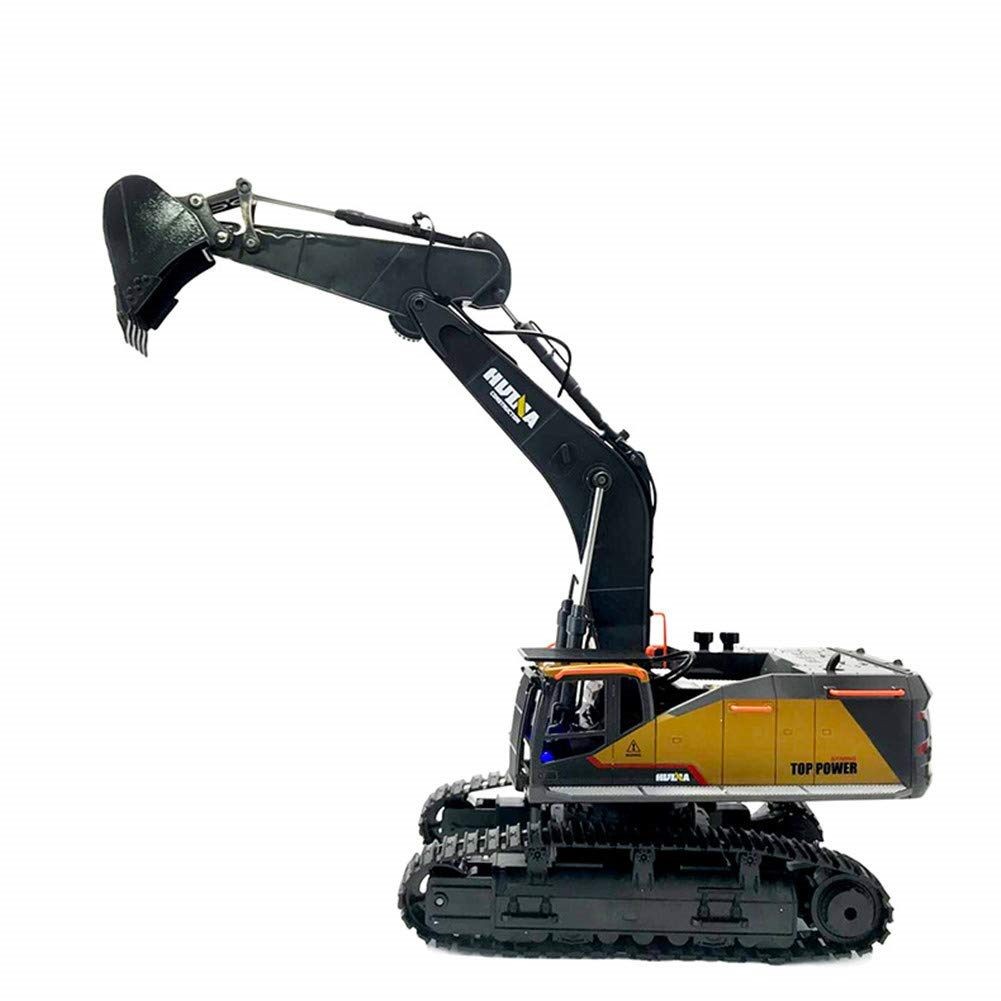 RC excavator Digger, HUINA 1592, 1:14, 2.4G, 22CH, Alloy, Rechargeable