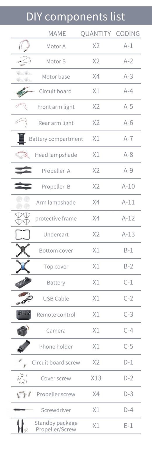 Drone, DIY Drone, 4K Dual Camera.*Clearance*