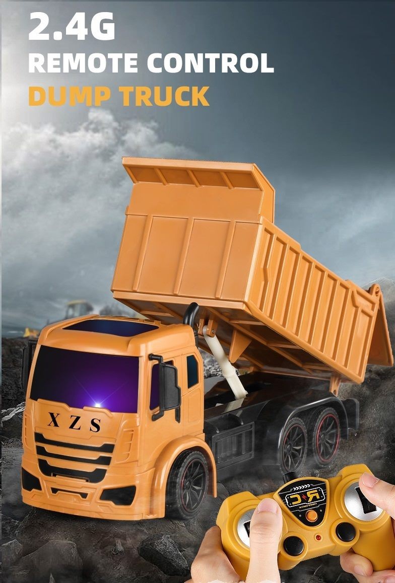 Remote Control Dump Truck, 2.4GHZ, Rechargeable