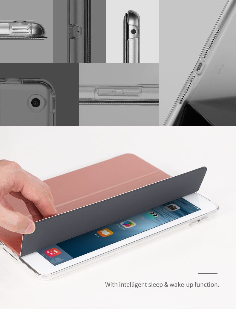 iPad Case, 10.5, Rock Protection Case. Auto Sleep&Wake, Kickstand