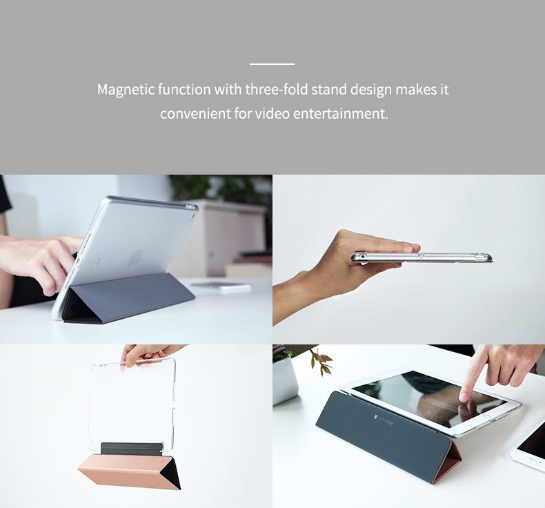 iPad Case, 10.5, Rock Protection Case. Auto Sleep&Wake, Kickstand