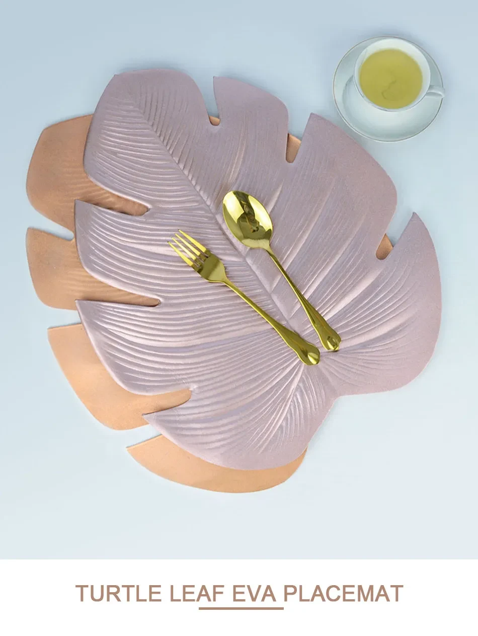 Anti-scalding leaf placemat