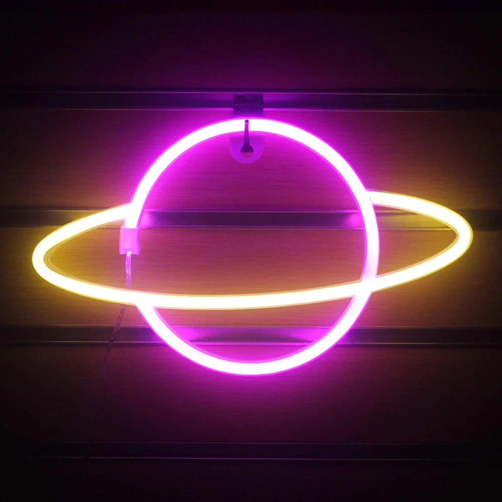 LED Neon Planet Light