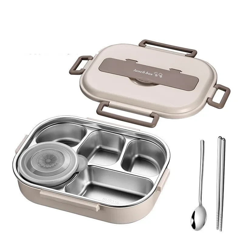 316 Stainless Steel Large Capacity Portable Insulated Lunch Box