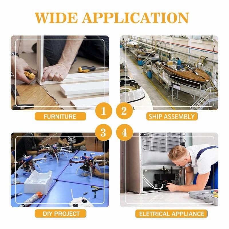 300pcs Hex Allen Head Socket Set Screw Bolts Kit Stainless Steel