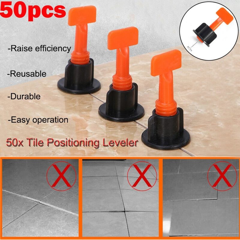 50pcs Reusable Tiles Leveler Spacers