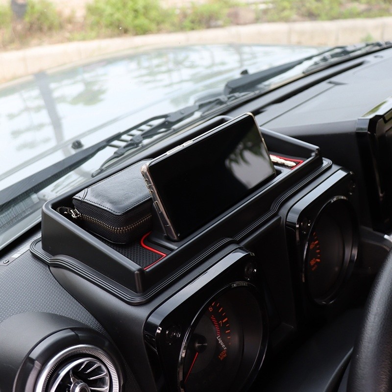 Modification Console Dashboard Tray Mobile Phone Bracket Storage Box