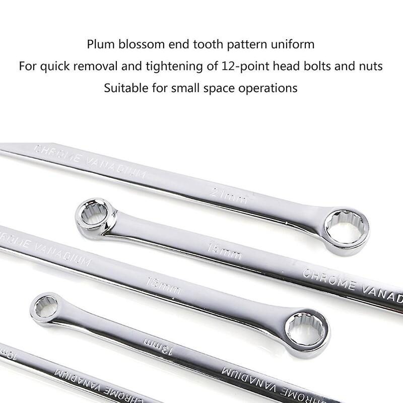 Extra Long Double Ring Spanner Wrench Set