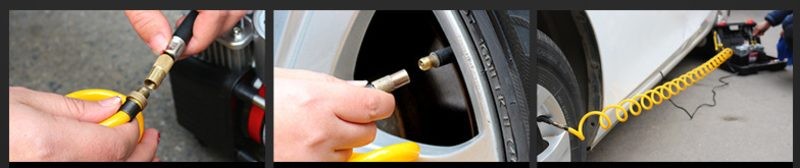 Electric Air Compressor Air Pump Tire Inflator