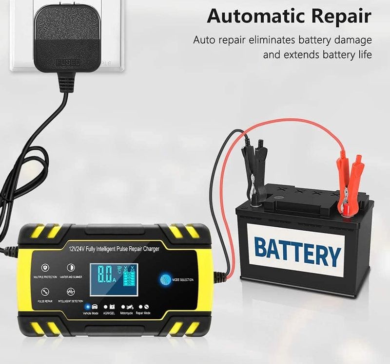 Car Battery Charger Pulse Repair 12V 24V