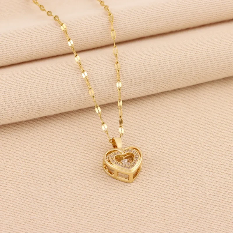 Double-layer Smart Love Pendant Jewelry Woman