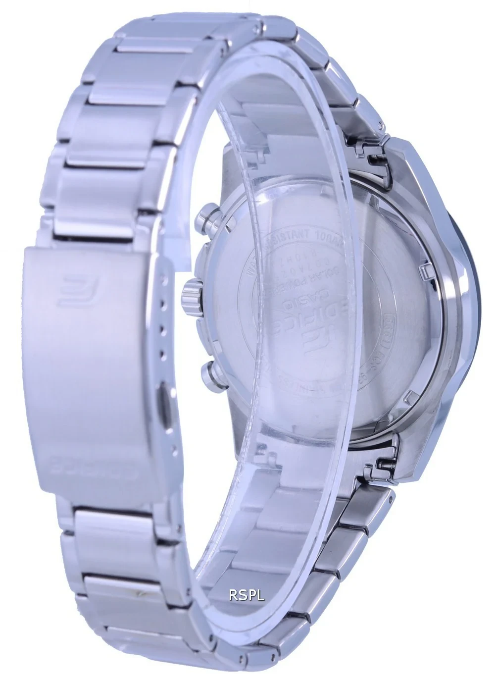 Casio Edifice Chronograph Analog Solar EQS-930DB-1A EQS930DB-1 100M Mens Watch