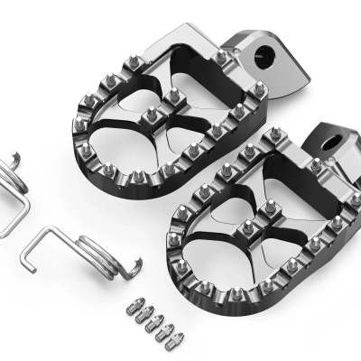 Folding Aluminum Alloy Pedal Modified Foldable Non-slip Spike Pedal Hunter Motorcycle Off-road Pedal