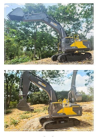RC excavator Digger, 2.4G, 18CH, Alloy bucket, Smoke simulation