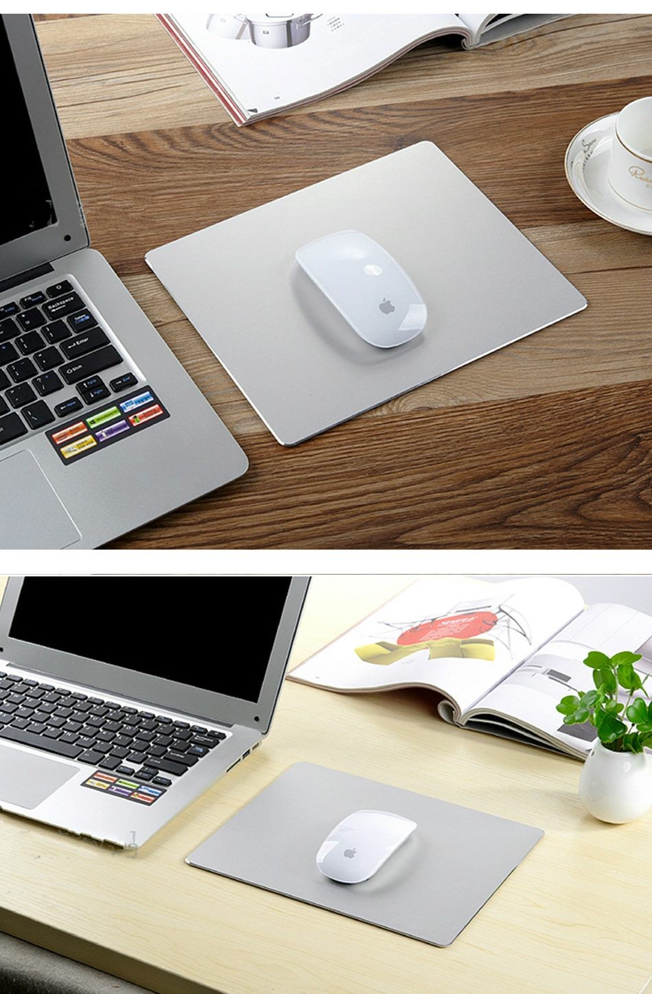 Mouse Pad, Aluminum Alloy Non-slip Mouse Pad