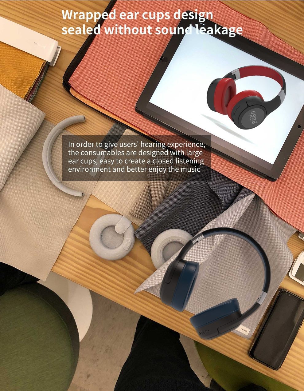 ZEALOT B28 Wireless HeadPhone, Noise cancellation, Quality Sound.