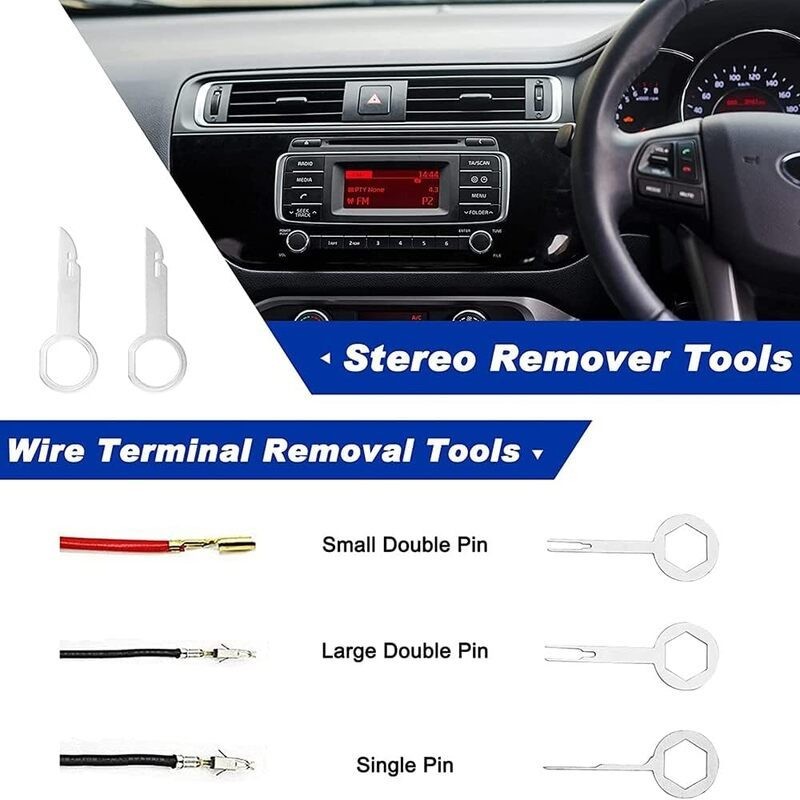 Car Dash Panel Door Trim Removal Pry Bar Tool Kit